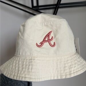 Women's '47 Natural Atlanta Braves Pollinator Bucket Hat